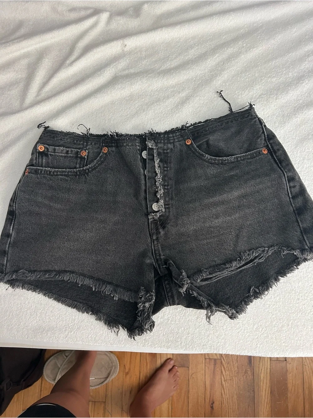 Levi denim shorts